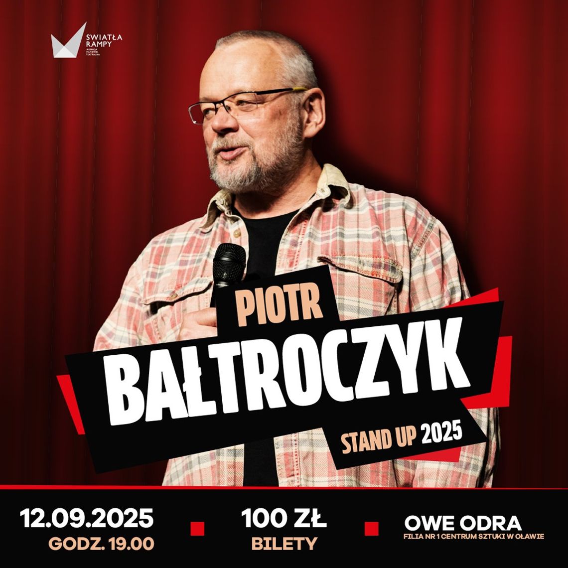 We wrześniu wystąpi Piotr Bałtroczyk. Bilety szybko znikają