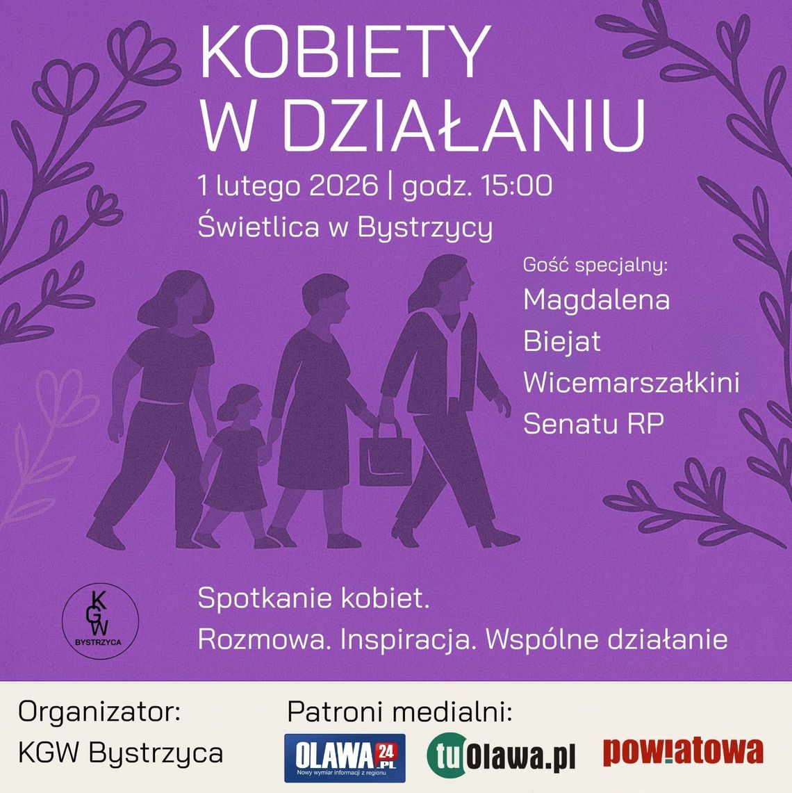 Wicemarszałkini Senatu w Bystrzycy