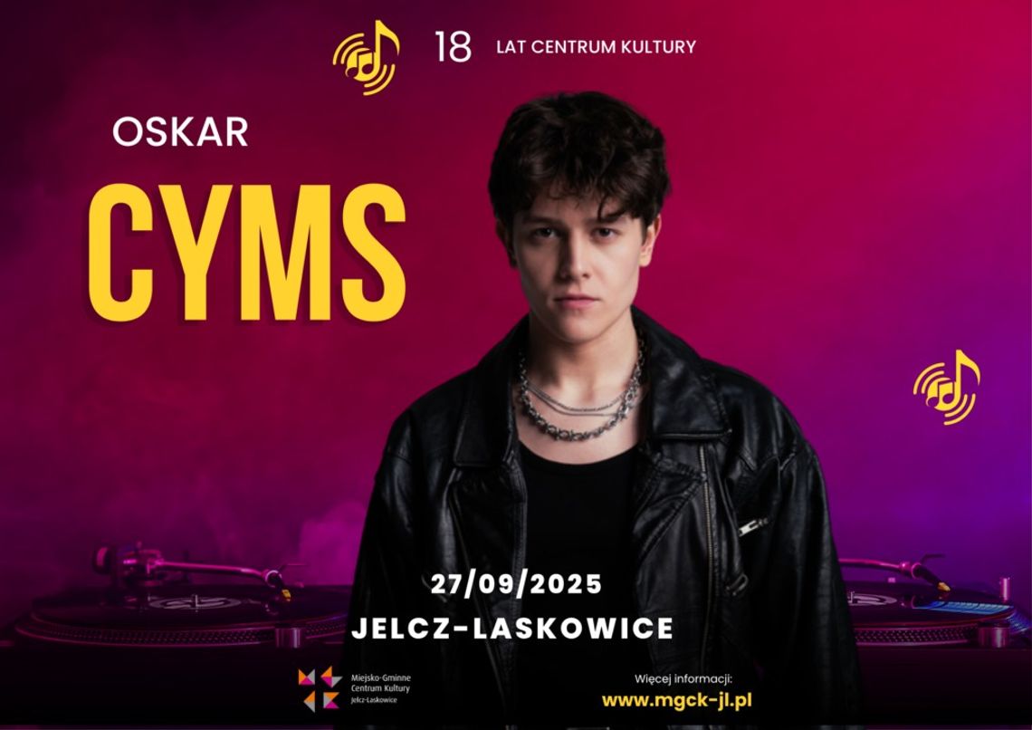 Więcej bezpłatnych biletów na Oskara Cymsa