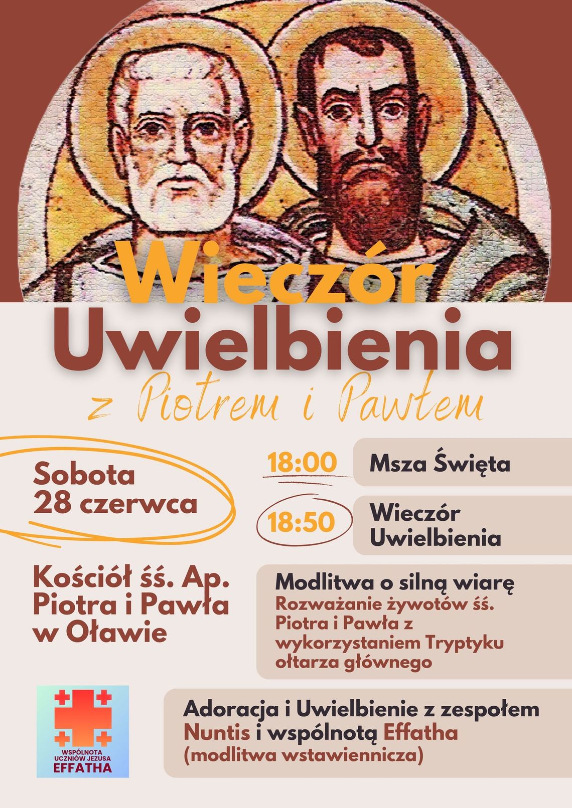 Wieczór Uwielbienia z Piotrem i Pawłem Wieczór Uwielbienia z Piotrem i Pawłem