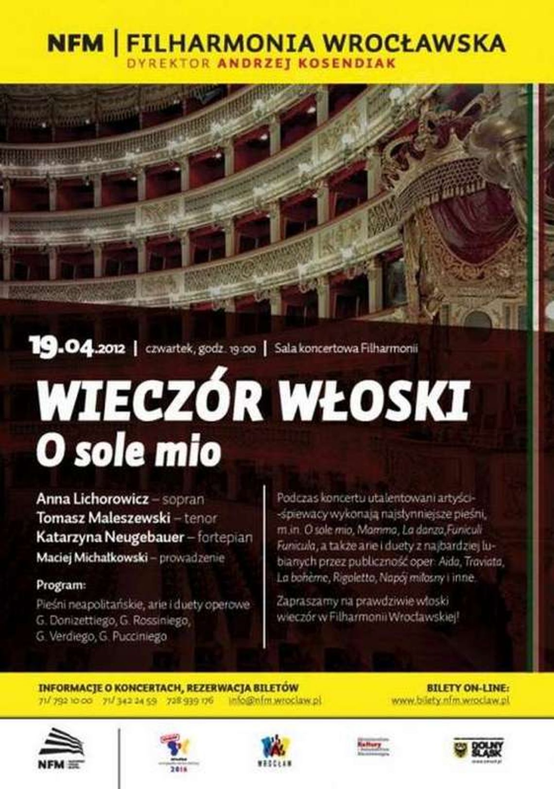 Wieczór Włoski w filharmonii