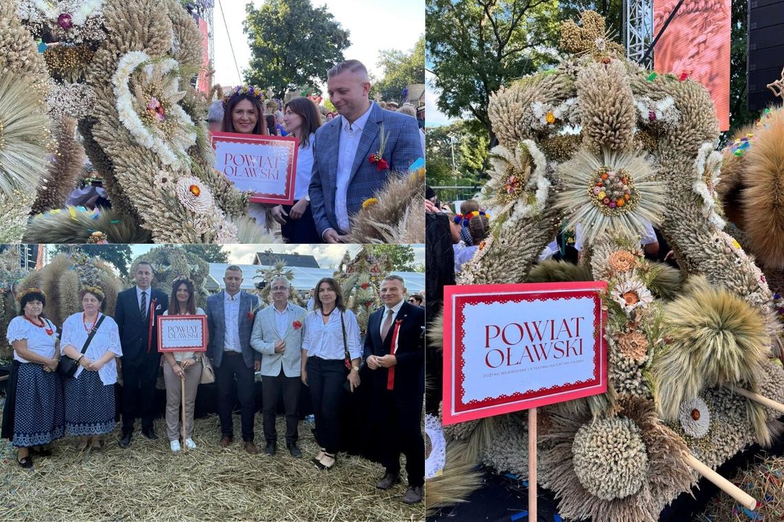 Wieniec z Chwalibożyc zdobył wyróżnienie na dożynkach wojewódzkich