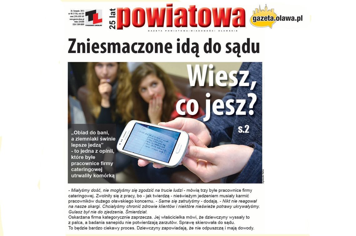 Wiesz co jesz? Zniesmaczone idą do sądu