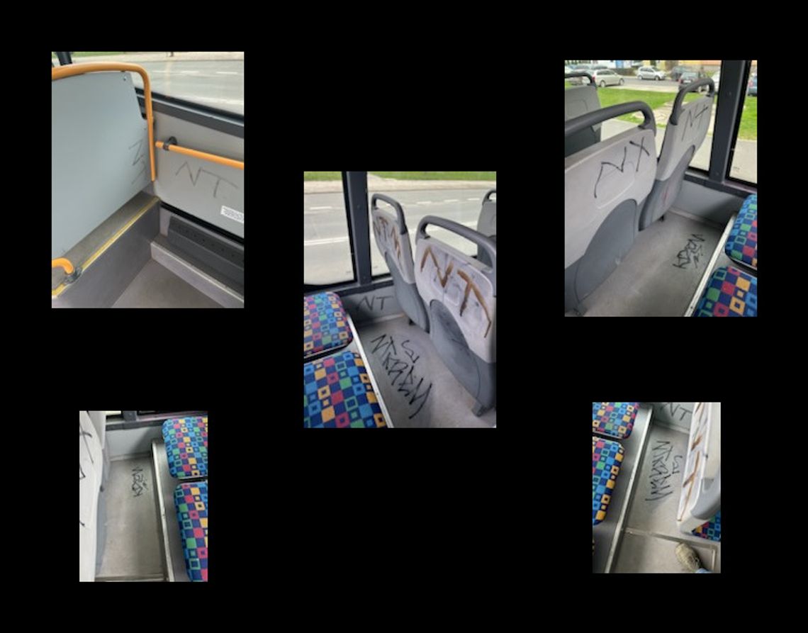 Wandale niszczą siedzenia w autobusach miejskich