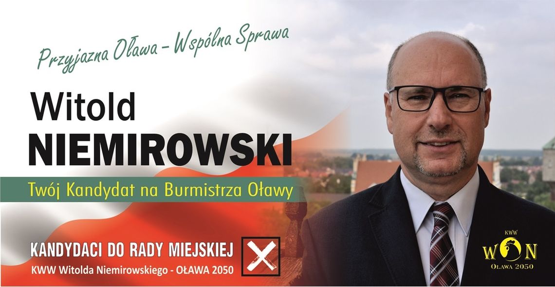 WITOLD NIEMIROWSKI: PRZYJAZNA OŁAWA – WSPÓLNA SPRAWA