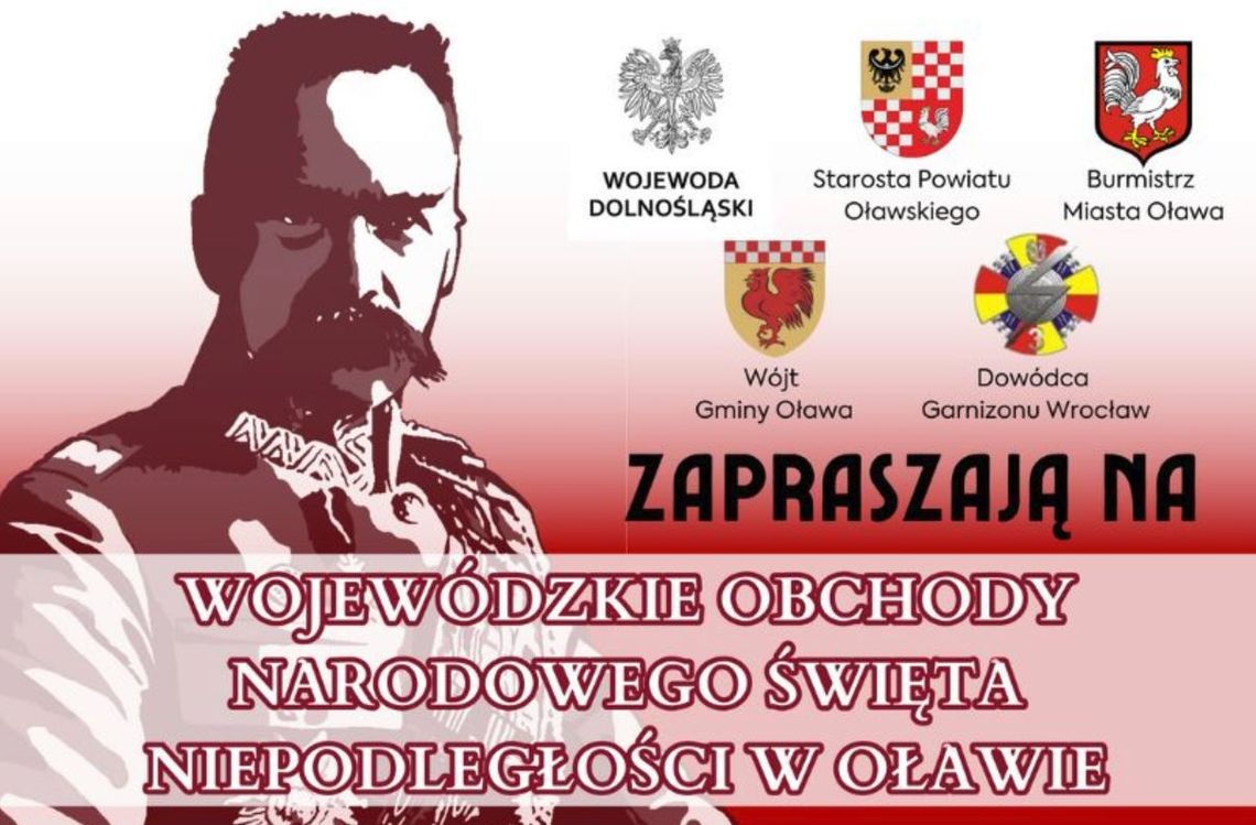 Wojewódzkie Obchody Narodowego Święta Niepodległości odbędą się w Oławie