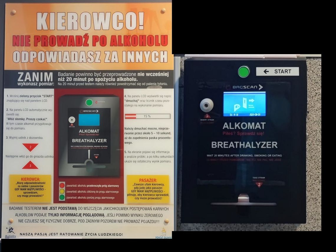Wracasz z zakrapianych świąt? Dmuchnij...