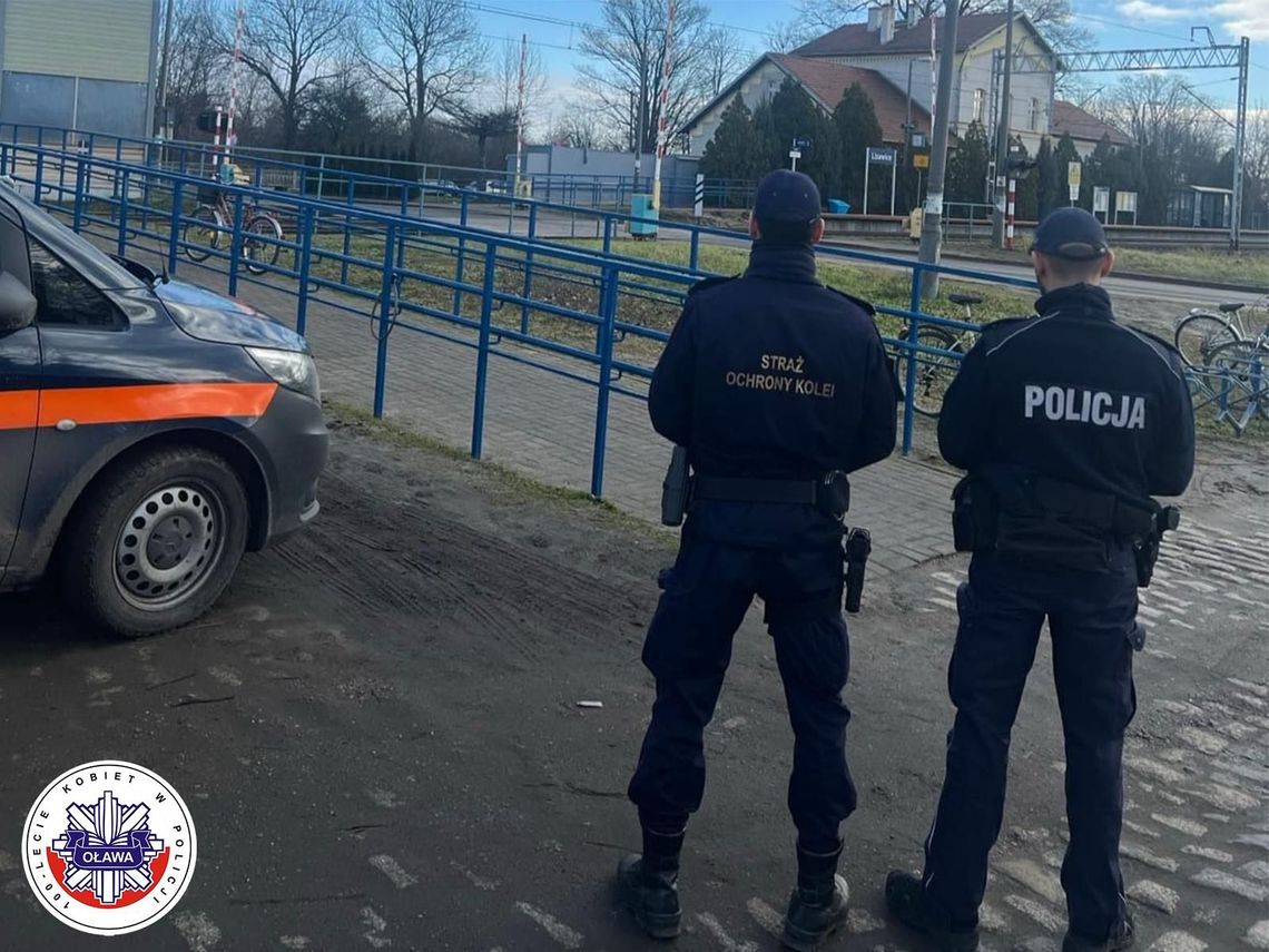 Wspólna akcja Policji i Straży Ochrony Kolei