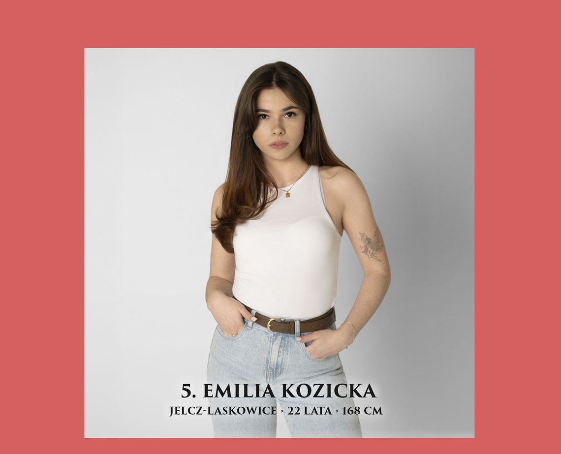 Wśród 22 najpiękniejszych z Dolnego Śląska jest mieszkanka Jelcza-Laskowic Emilia Kozicka z Jelcza-Laskowic to kandydatka w konkursie Polska Miss Województwa Dolnośląskiego 2026