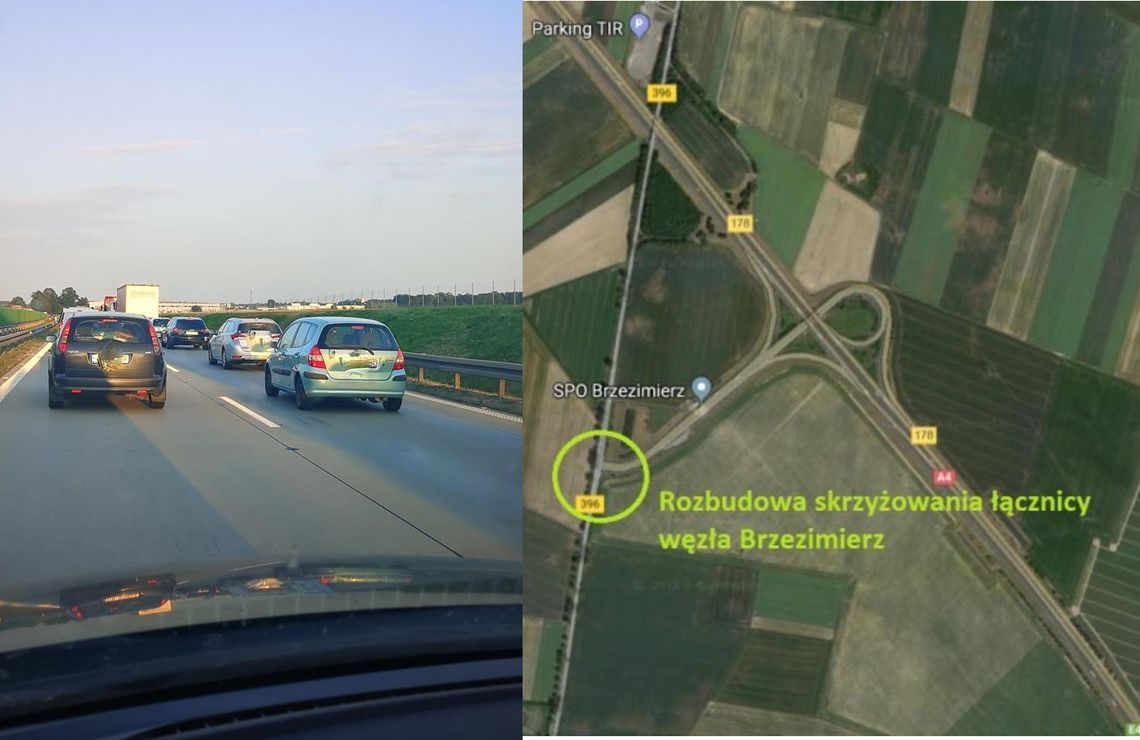 Wybudują rondo przy zjeździe z autostrady w Brzezimierzu Wybudują rondo przy zjeździe z autostrady w Brzezimierzu