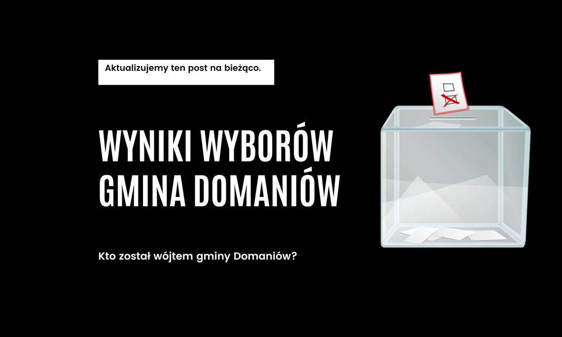 Wyniki wyborów na wójta gminy Domaniów