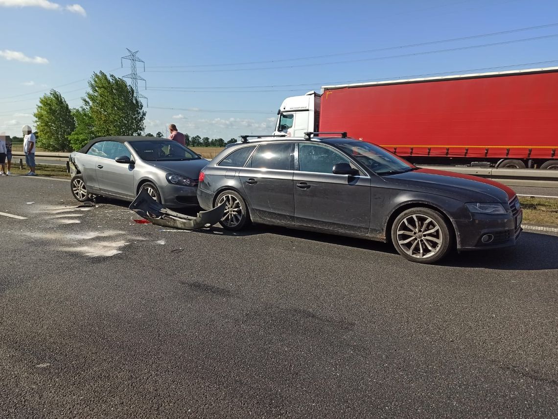 Wypadek na A4. Nasi strażacy w akcji