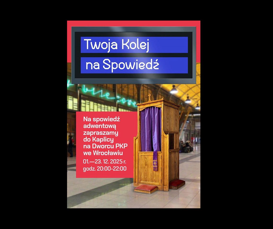 Wyspowiadaj się na dworcu kolejowym
