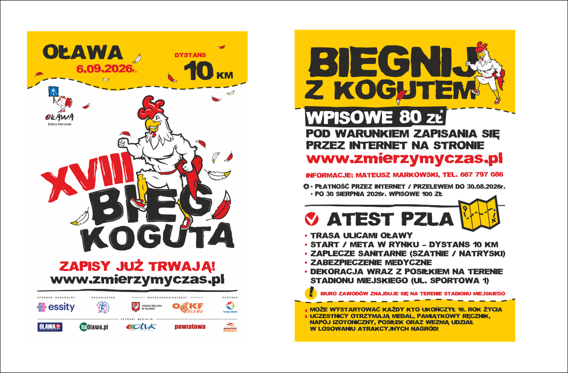 Wystartowały zapisy na Bieg Koguta 2026