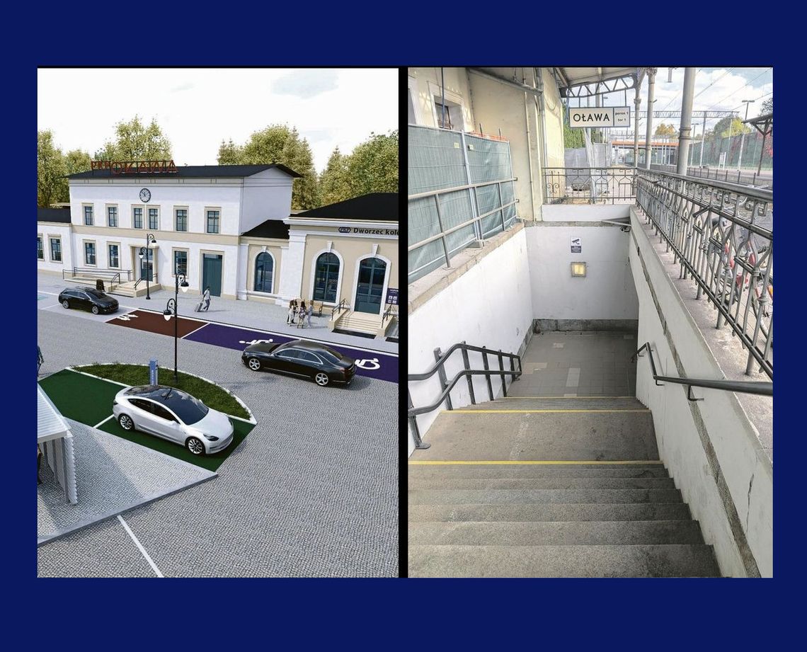 Za pół roku Oława ma mieć piękny dworzec kolejowy. A co z windami?