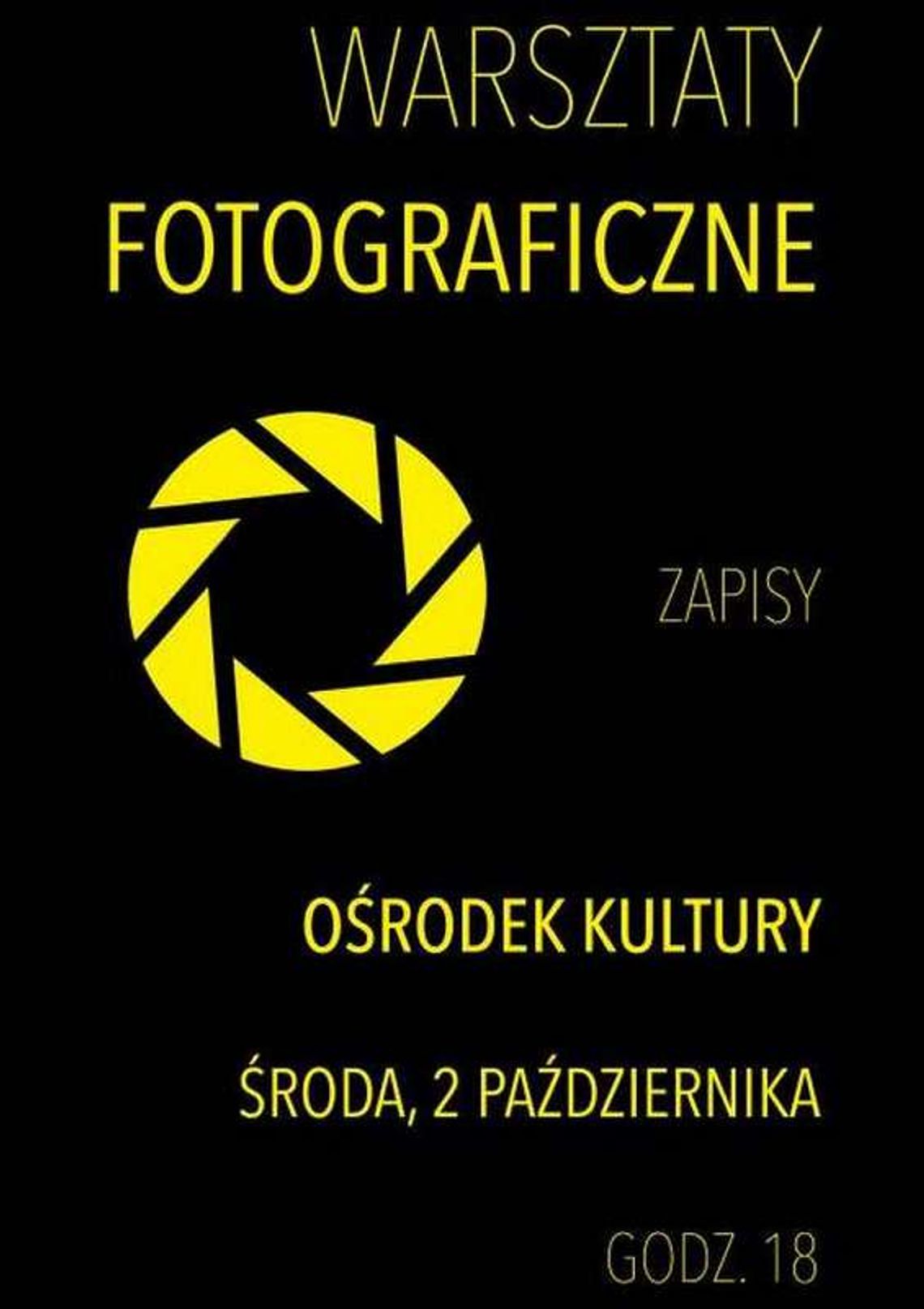 Zapisy na warsztaty fotograficzne