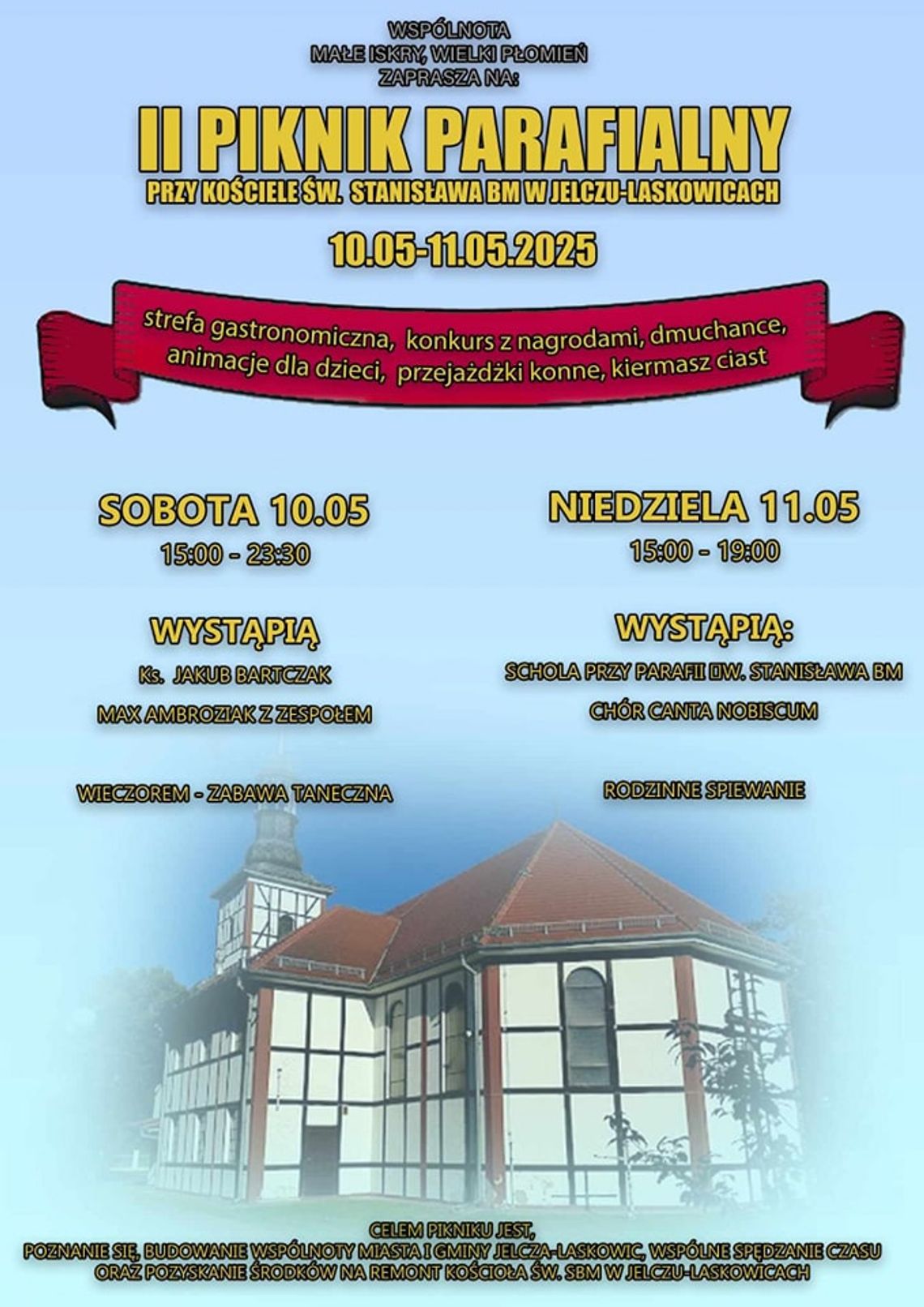 Zapraszają na II Piknik Parafialny i zbierają na remont