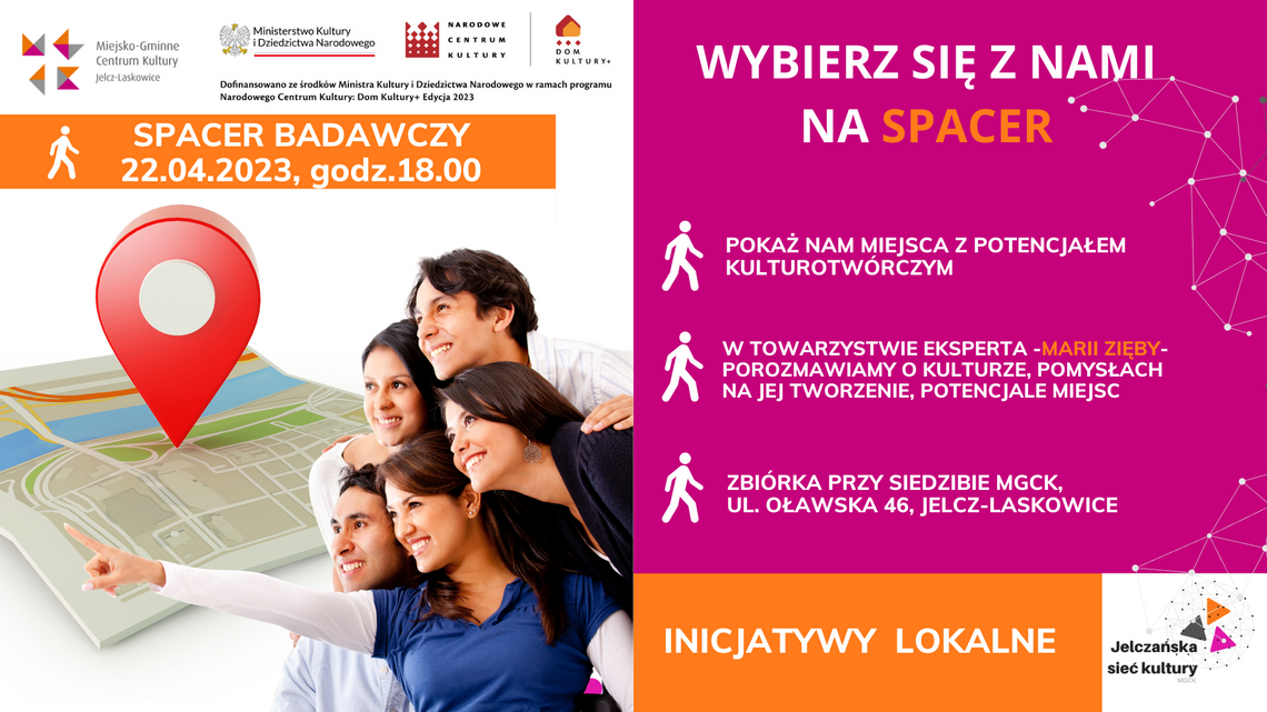 Zapraszają na spacer badawczy w poszukiwaniu specjalnych miejsc