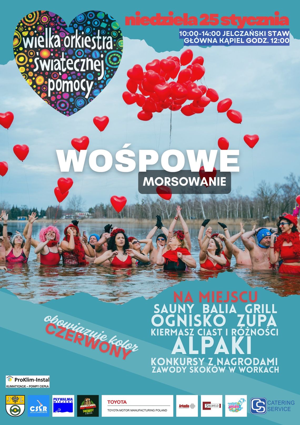 Zapraszają na WOŚPowe morsowanie Zapraszają na WOŚPowe morsowanie