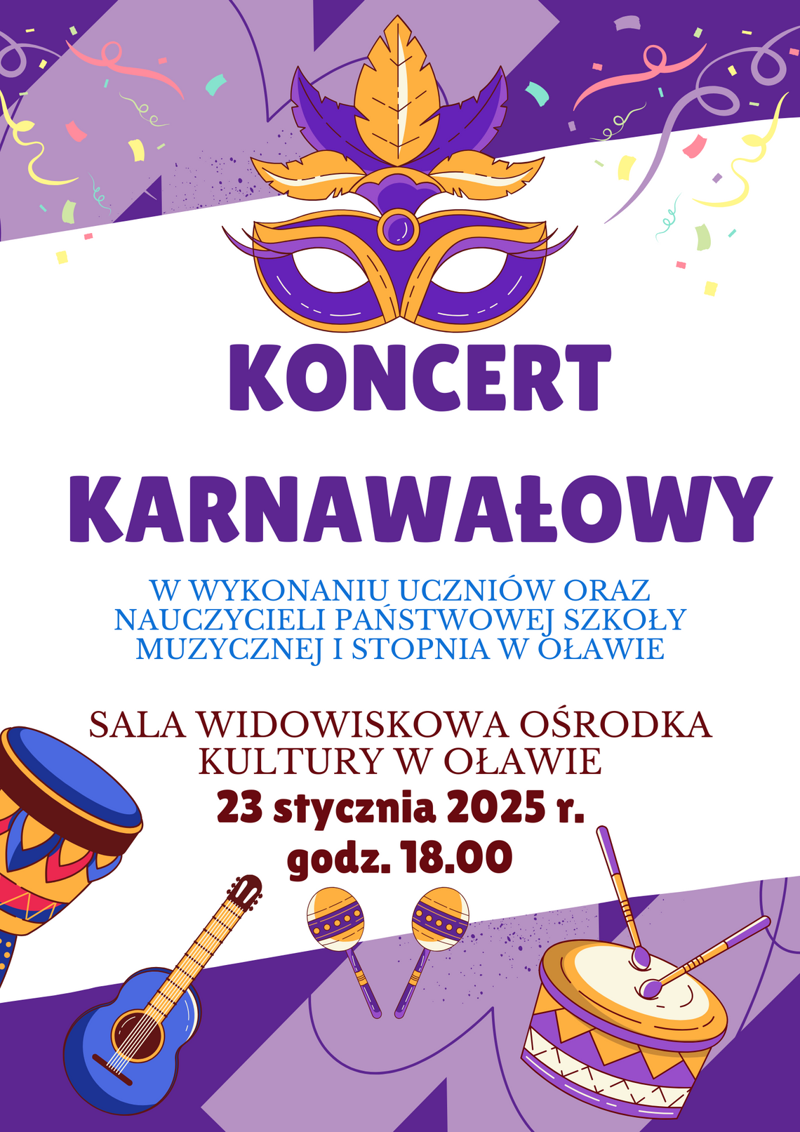 Zapraszamy na Koncert Karanwałowy