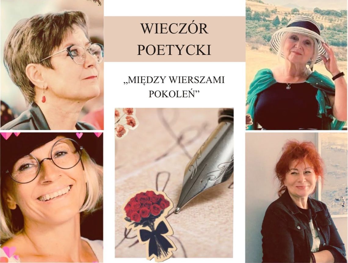 Zapraszamy na wyjątkowe spotkanie z poezją Zapraszamy na wyjątkowe spotkanie z poezją