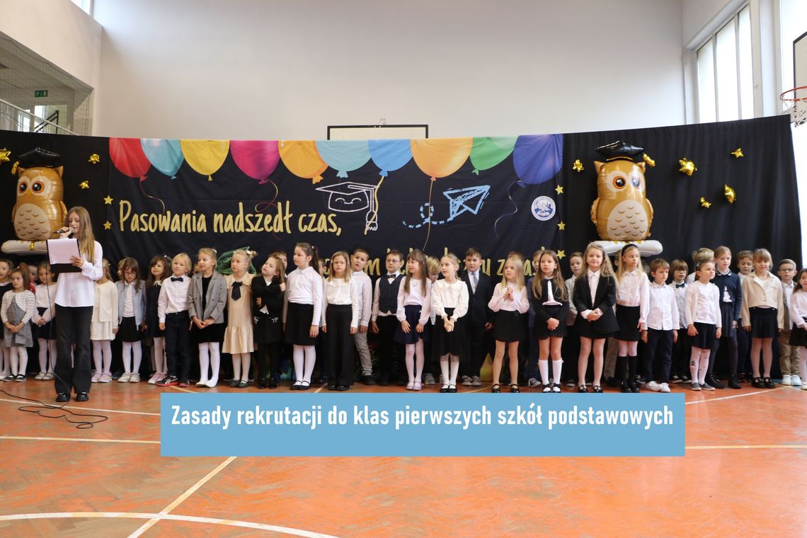 Zasady rekrutacji do klas pierwszych szkół podstawowych (rok szkolny 2026/2027)