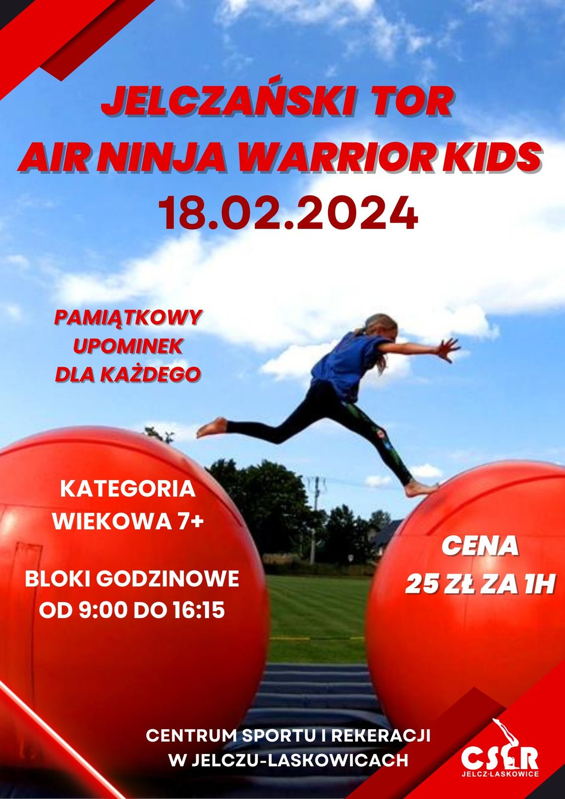 Zawody Ninja Warrior w Jelczu-Laskowicach