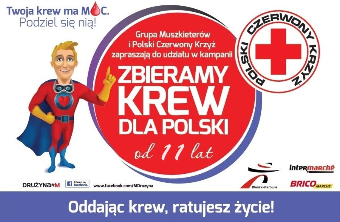 Zbierają krew dla Polski