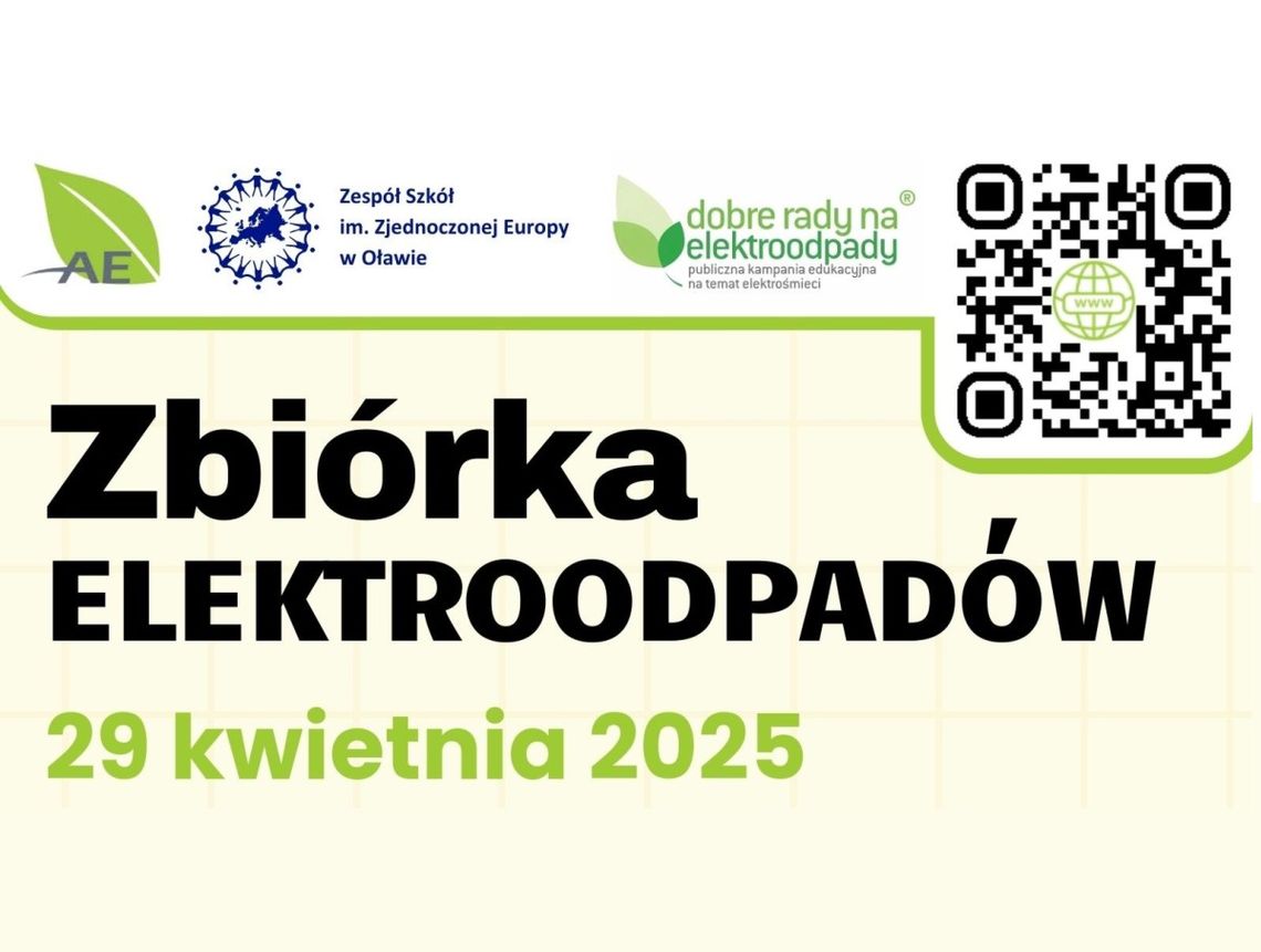 Zespół "DbaMY" organizuje zbiórkę elektroodpadów