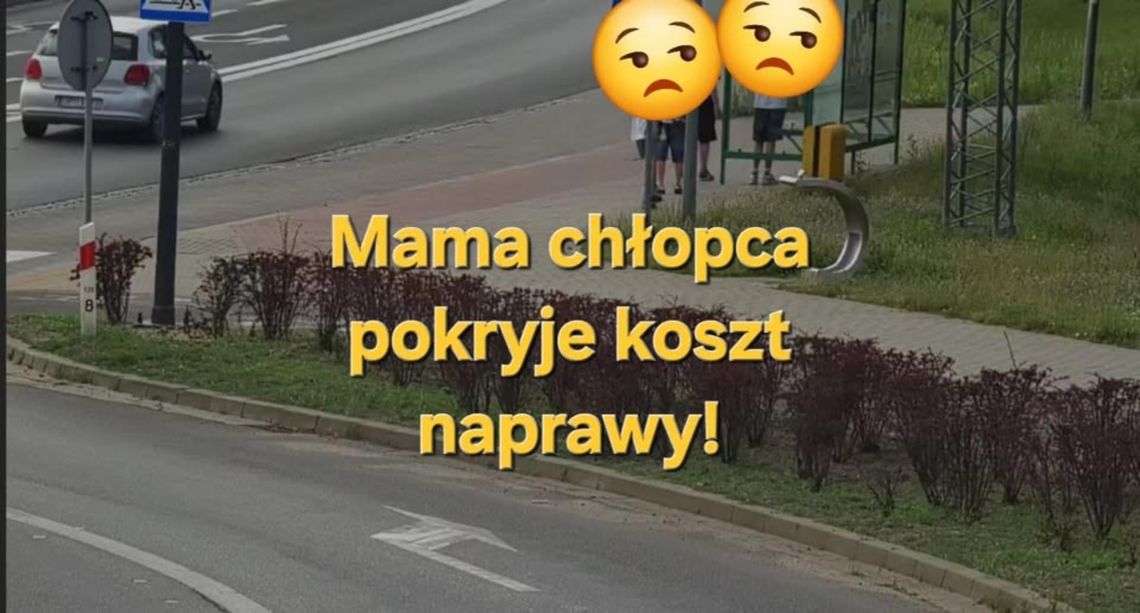 Zgłosiła się mama młodego sprawcy