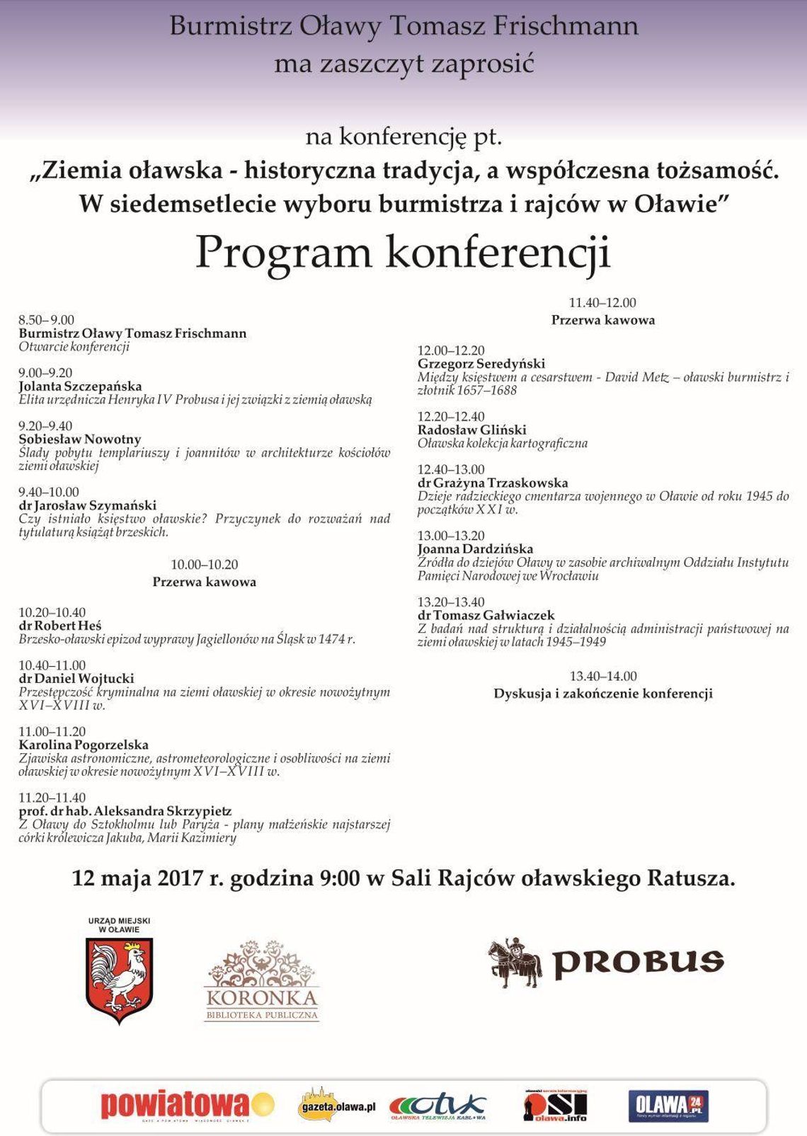 Ziemia oławska - historyczna tradycja, a współczesna tożsamość