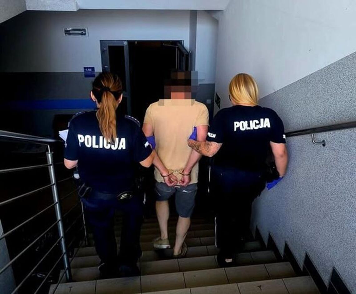 Złamał zakaz zbliżania się. Został zatrzymany Złamał zakaz zbliżania się. Został zatrzymany