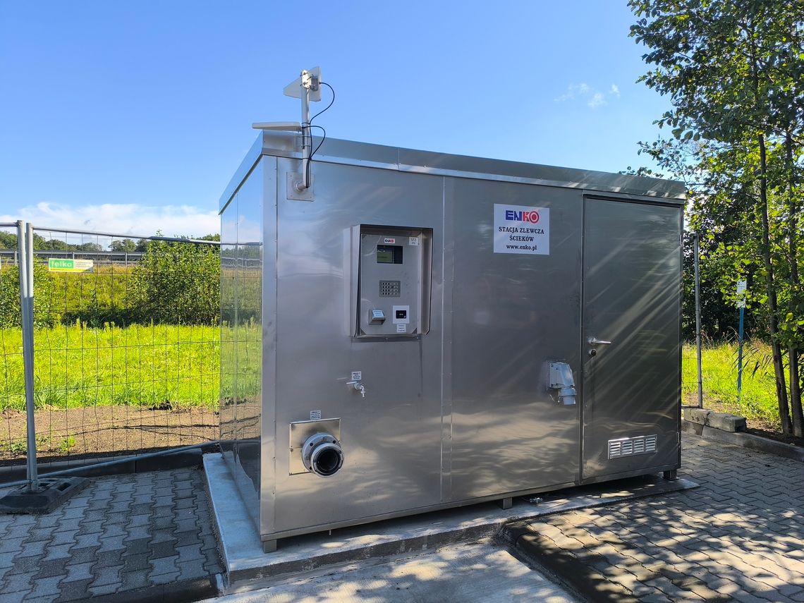 Zlewnia już jest i działa. Ustalono też ceny za odbiór ścieków Zlewnia już jest i działa. Ustalono też ceny za odbiór ścieków