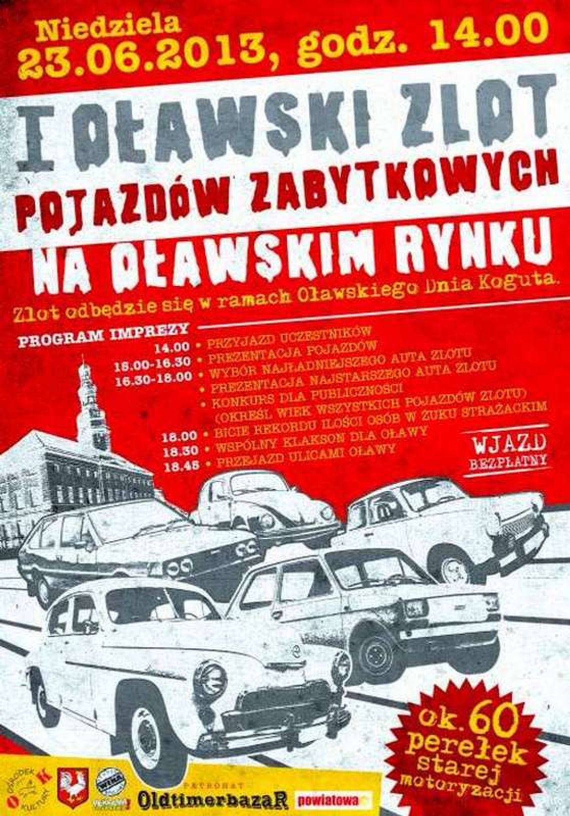 Zlot pojazdów zabytkowych w Oławie