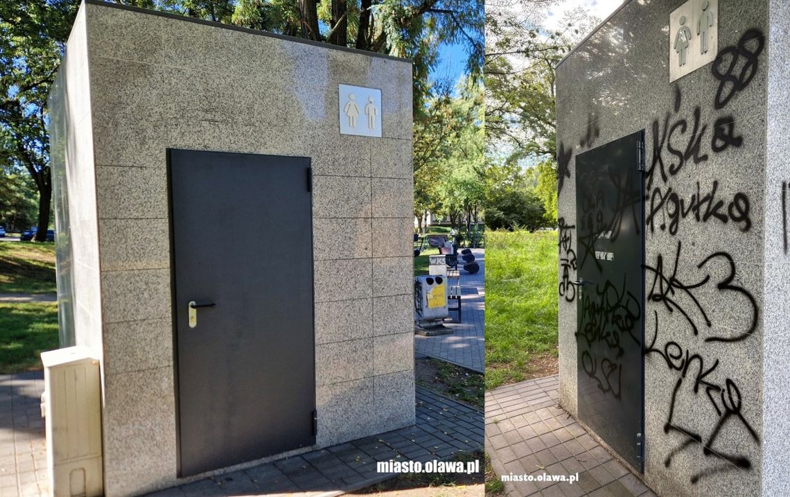 Zniszczyli szalet miejski i... wyczyścili Zniszczyli szalet miejski i... wyczyścili