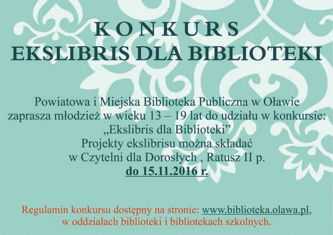 Zrób ekslibris dla biblioteki