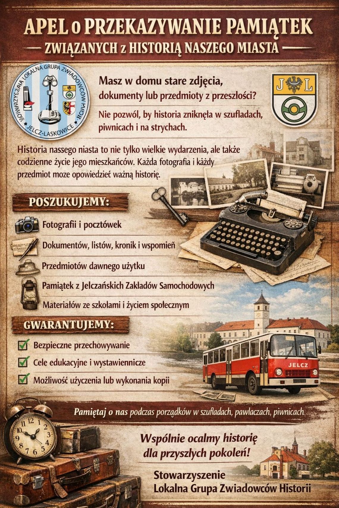 Zwiadowcy proszą o pamiątki lokalnej historii Zwiadowcy proszą o pamiątki lokalnej historii