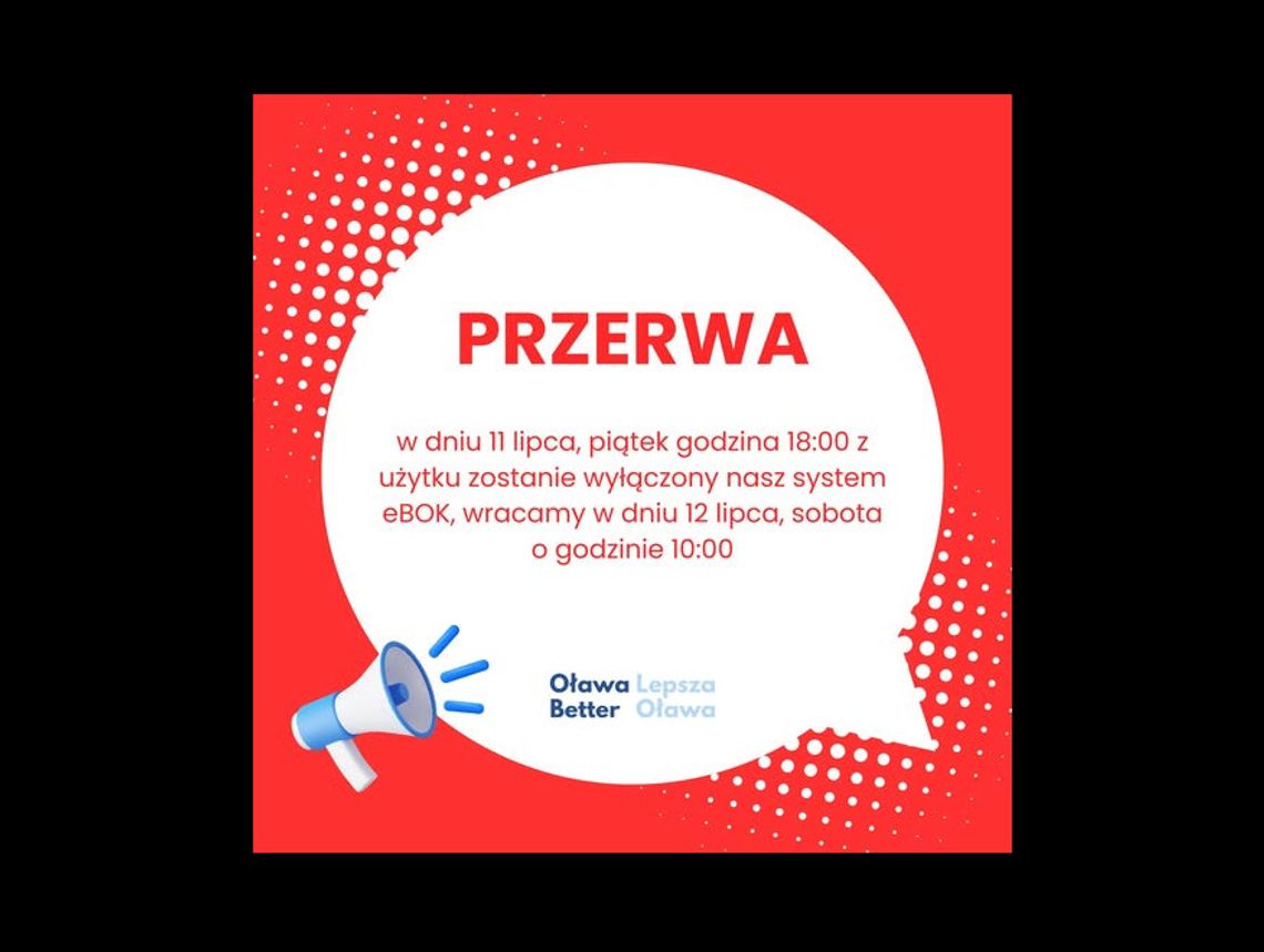 ZWiK: - Chwilowo wyłączone zostanie elektroniczne Biuro Obsługi Klienta (eBOK)