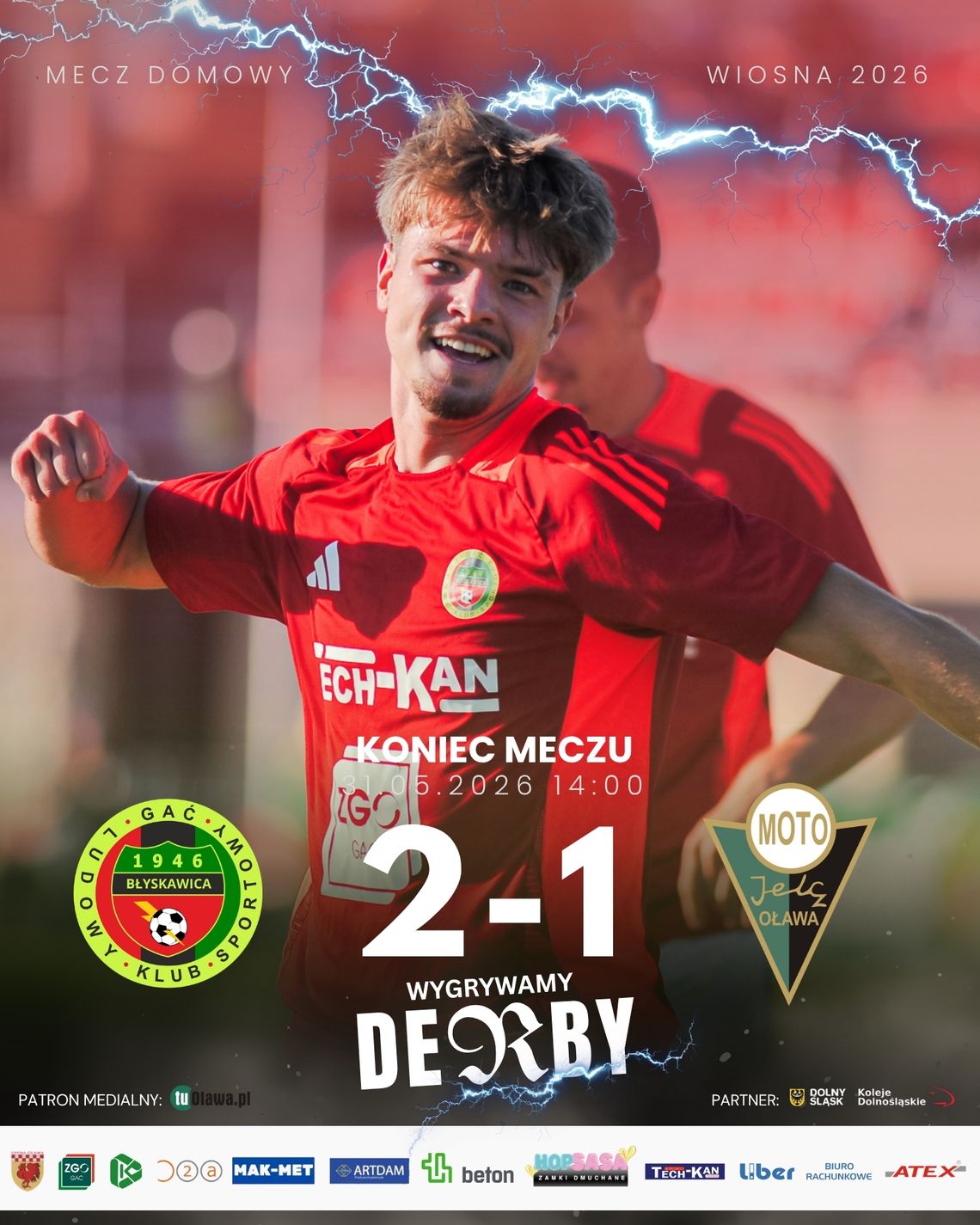 Zwycięskie derby w ostatnich sekundach Zwycięskie derby w ostatnich sekundach