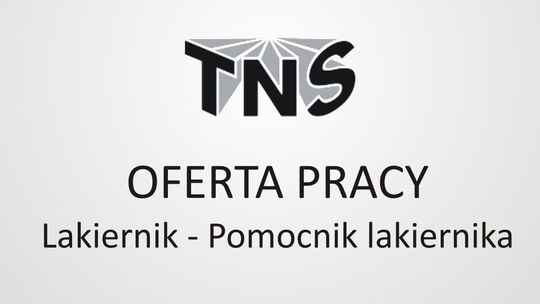 Oferta pracy - Lakiernik – Pomocnik lakiernika