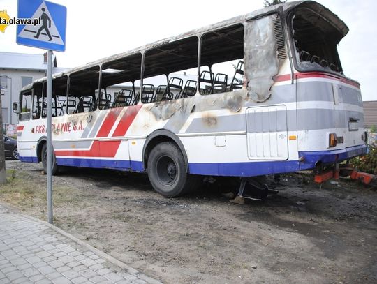 Spłonął autobus