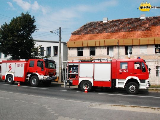 Pożar wśród śmieci