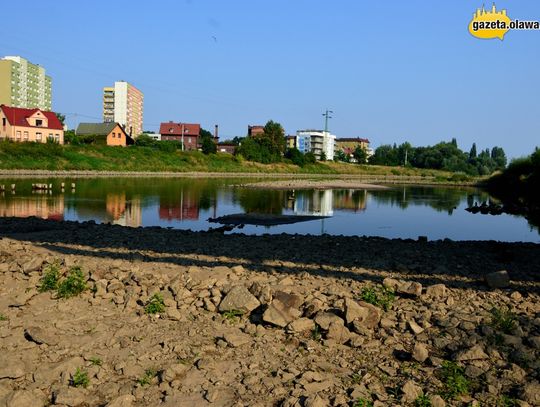 Coraz niższy stan wody w Odrze