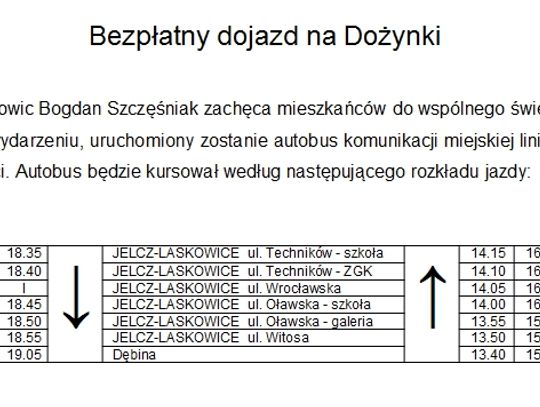 Zaproszenie do Dębiny