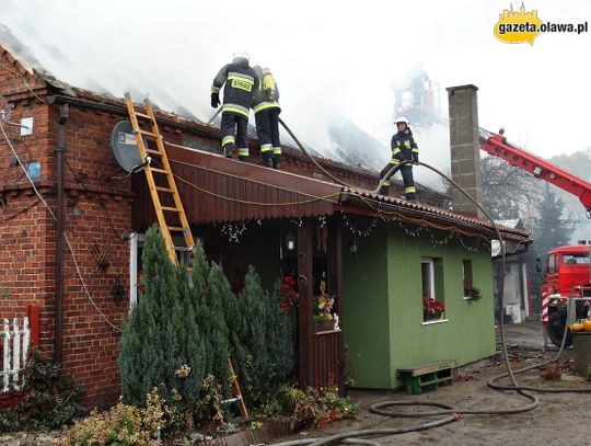 Bez dachu nad głową... Duży pożar w Dziuplinie