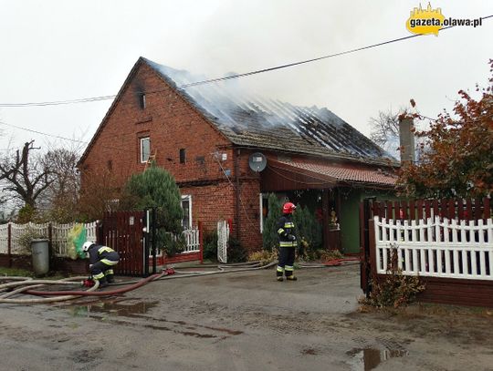 Bez dachu nad głową... Duży pożar w Dziuplinie