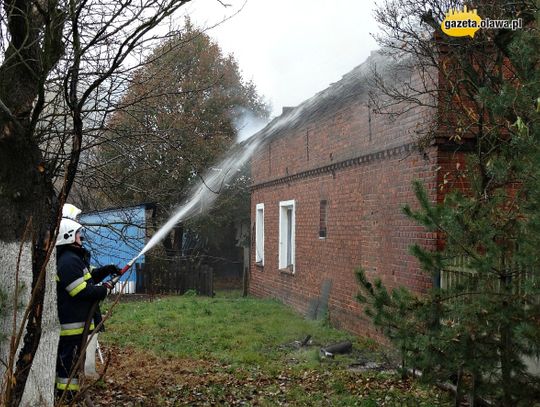 Bez dachu nad głową... Duży pożar w Dziuplinie