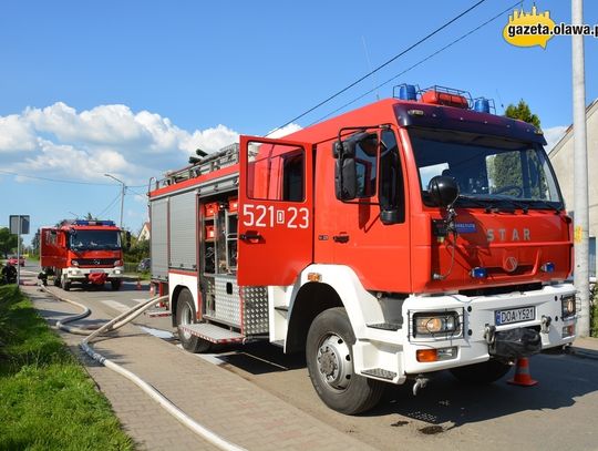 Pożar na poddaszu i duże straty