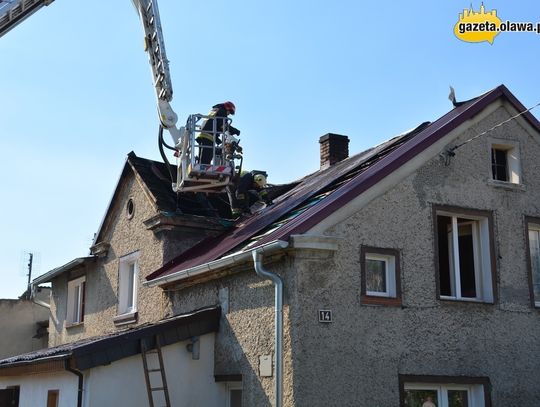 Pożar na poddaszu i duże straty