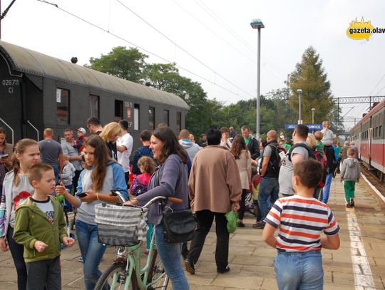 Parowóz się zepsuł, ale były stare wagony